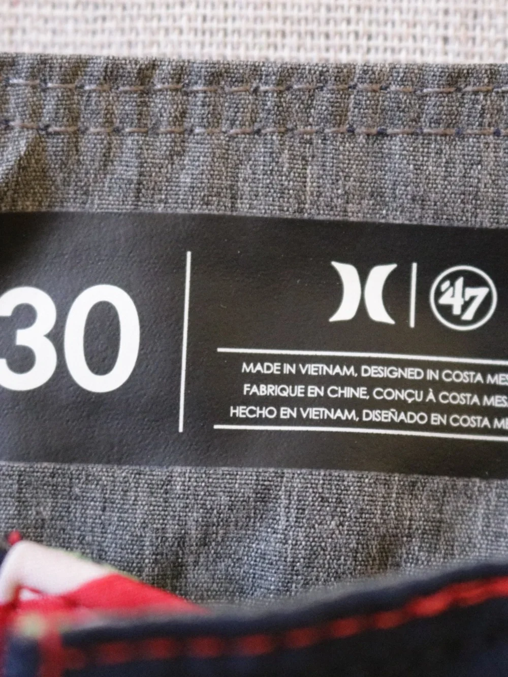Hurley x '47 Los Angeles Angels MLB Phantom Floral Board Shorts Swim Trunks 30